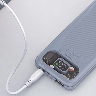 7. Acefast powerbank 10000mAh Sparkling Series szybkie ładowanie 30W szary (M1)