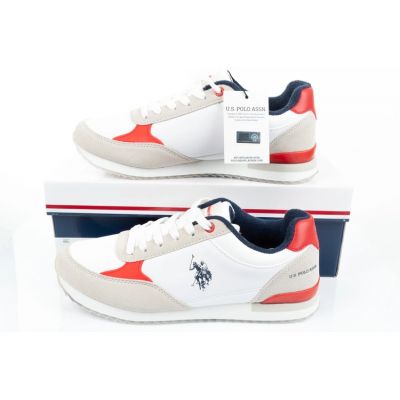 21. Buty sportowe U.S. Polo ASSN. M UP21M48062-WHI-RED01