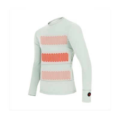 9. Glovii GJ1GM koszula/top Bluza Wycięcie pod szyją Długi rękaw Elastan, Poliester
