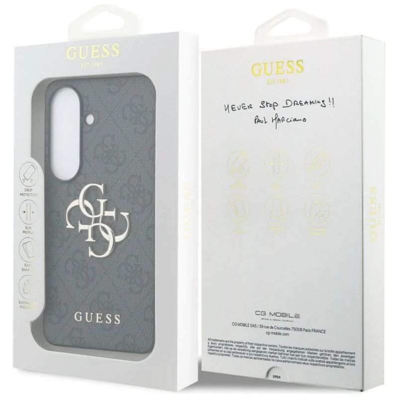8. Etui Guess 4G Big Metal Logo do Samsung Galaxy S26 Plus - czarne
