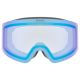 2. Uvex 5506812330 gogle do sportów zimowych Niebieski Unisex Cylindryczna (płaska) soczewka