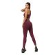 3. Legginsy sportowe damskie bordowe bezszwowe Carpatree Allure - CP-ASL-SP