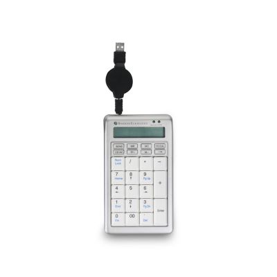 8. BakkerElkhuizen S-board 840 Numeric klawiatura numeryczna PC USB Jasny Szary, Biały