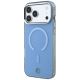 2. Etui Mercedes Double Layer Iconic Logo MagSafe na iPhone 18 Pro Max / 17 Pro Max - niebieskie