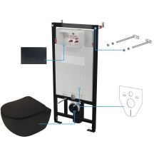 Zestaw WC podtynkowy 6 w 1