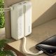 4. Powerbank Dudao K14+ 20000mAh 22.5W USB-C / USB-A / wbudowane kable Lightning i USB-C - biały