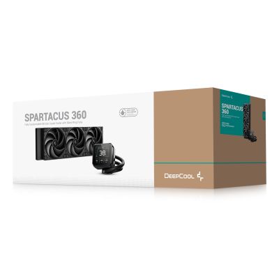 9. DeepCool Spartacus 360 Procesor Zestaw do chłodzenia płynami 12 cm Czarny