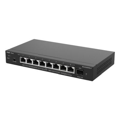 3. Ruijie Networks RG-ES209MG-P przełącznik sieciowy Zarządzany L2 2.5G Ethernet (100/1000/2500) Obsługa PoE Czarny