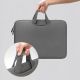 6. Torba na laptop Wozinsky WNT-15G 15.6" z chowaną rączką neoprenowa - szara