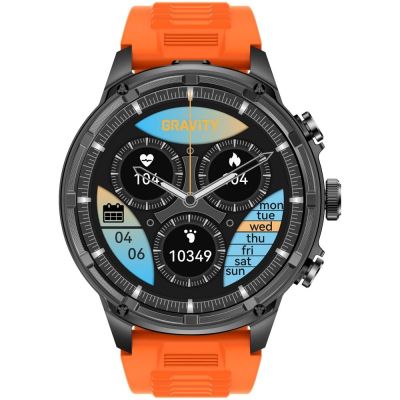 7. Smartwatch Gravity Czarny Pasek + Bransoleta GT41-4