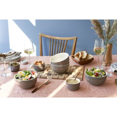 3. Staub Ceramique puchar 700 ml Szary Okrągły