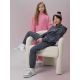 8. Bluza dresowa loose z kapturem dziewczęc 4F 4FJRSS26TSWSF2627-22S