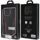 8. Etui Audi Genuine Leather z MagSafe na iPhone 14 Pro Max - czarno-czerwone
