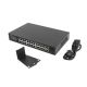 5. LANBERG SWITCH RACK 19" RSFE-24P-2C-360 24X 100MB POE+/2X COMBO GIGABIT 360W