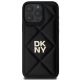 3. Etui DKNY Quilted Stack Logo na iPhone 16 Pro - czarne