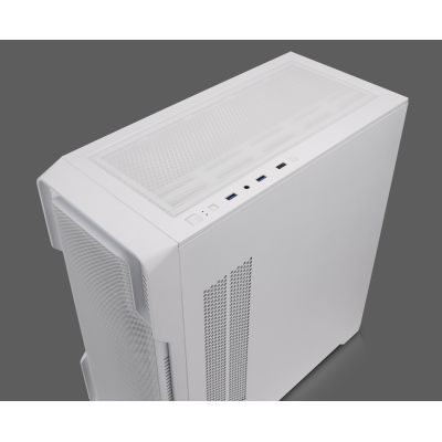 6. Nanoxia DS-9ARGB-W zabezpieczenia & uchwyty komputerów Midi Tower Biały