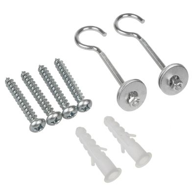 2. MACLEAN ZESTAW 2 WIESZAKÓW DO EKRANÓW PROJEKCYJNYCH, MAX. OBCIĄŻENIE 25KG (DLA ZESTAWU), ZE STALI MC-923