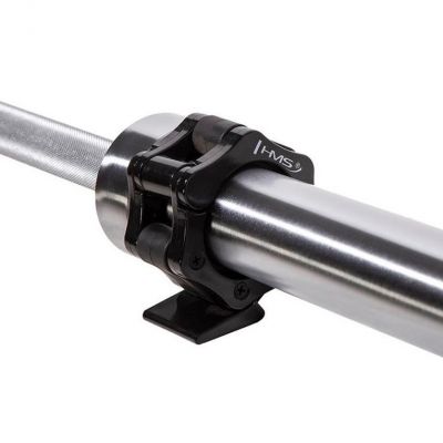 5. Gryf olimpijski 20 kg / 2200 mm z zaciskami lock jaw HMS GO900