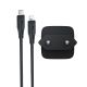 18. Ładowarka sieciowa Acefast A118 30W GaN USB-C z kablem USB-C do Lightning 1.2m - czarna