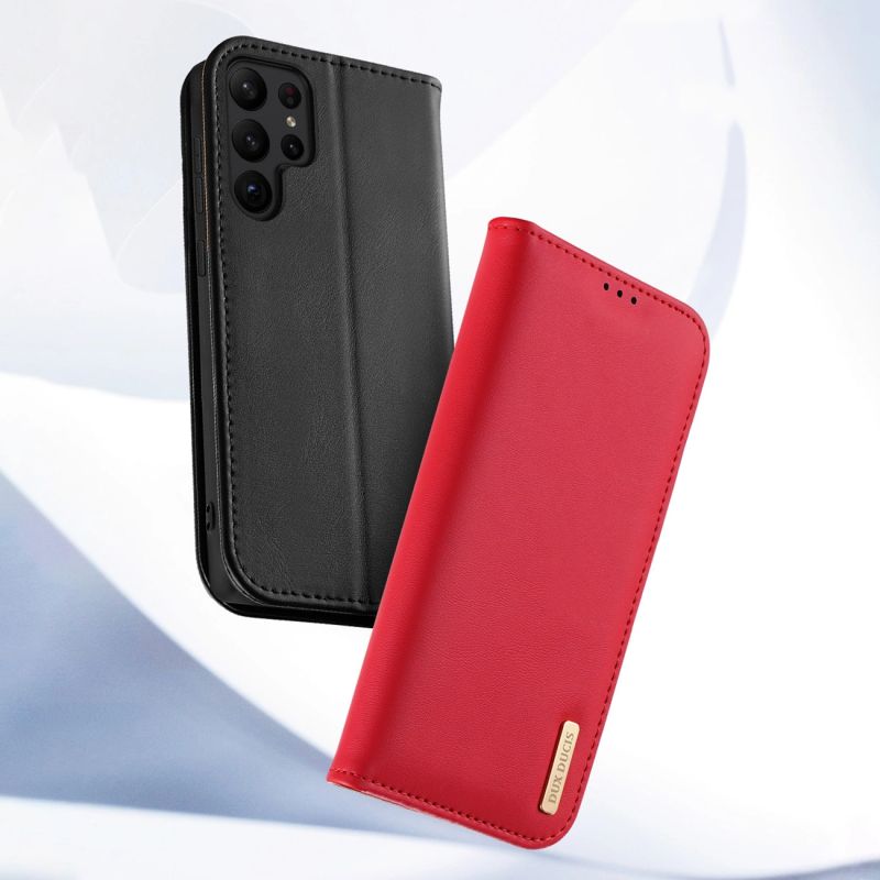 15. Dux Ducis Hivo etui Samsung Galaxy S23+ pokrowiec z klapką portfel podstawka blokada RFID czarne