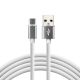 2. Kabel zasilający everActive CBS-1CW (USB - USB typu C ; 1m; kolor biały)