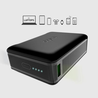 4. Powerbank SBS 20000mAh 65W PD AFC USB-C USB-A do laptopa, tabletu, smartfona - czarny