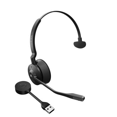 4. Jabra Engage 55 Zestaw słuchawkowy Bezprzewodowy Opaska na głowę Biuro/centrum telefoniczne Czarny, Tytan