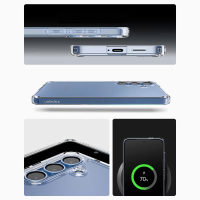 4. Etui Spigen Ultra Hybrid na Samsung Galaxy S25+ - przezroczyste