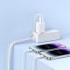 11. Ładowarka sieciowa Baseus GaN5 Pro 40W 2xUSB-C - biała