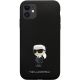 3. Etui Karl Lagerfeld Silicone Ikonik Metal Pin na iPhone 11 / Xr - czarne