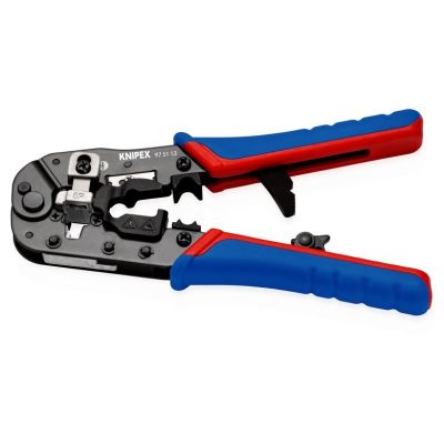 2. Knipex 97 51 13 zaciskarka kablowa Narzędzie do zaciskania Czarny, Niebieski, Czerwony