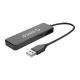 2. Hub USB-A Orico FL01 stacja dokująca 4x USB-A 2.0 - czarny