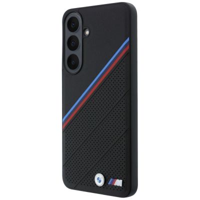 2. Etui BMW M Tricolor Metal Logo MagSafe na Samsung Galaxy S26 FE - czarne