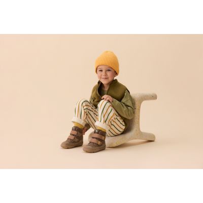 12. Buty zimowe barefoot z wełną z recyklingu Affenzahn Comfy Tiger (01250-70003)