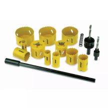 Zestaw otwornic bi-metalowych 15 sztuk w komplecie