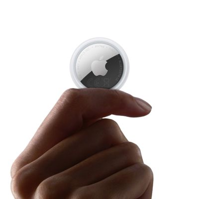 3. Apple AirTag Osobisty Wyszukiwarka Srebrny, Biały