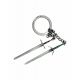 2. Brelok Good Loot The Witcher 3 Geralt Two Swords Keychain