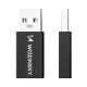 4. Adapter Wozinsky WAAC-01 USB-A - USB-C OTG - czarny