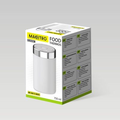 6. Termos obiadowy 750ml MR-1649-75-WHITE MAESTRO