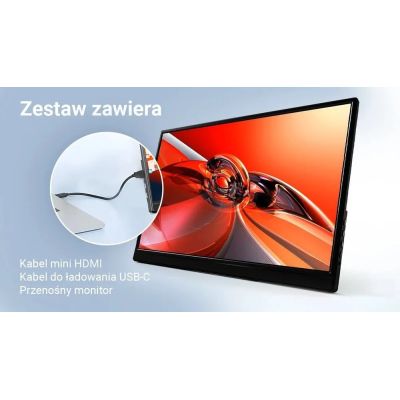 2. Extralink SMART LIFE 14 PORTABLE MONITOR IPS FHD S15 FOR LAPTOPS & PHONES & CONSOLES USB-C/MICRO-HDMI