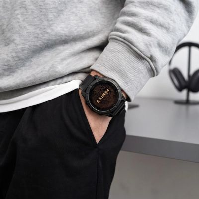 7. Etui Tech-Protect Defense Air na Garmin Fenix 9 (51 mm) - czarne