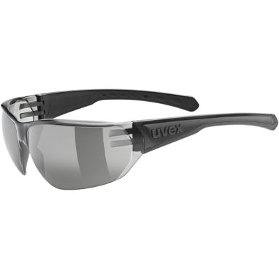 5. Okulary rowerowe UVEX Equate, black matt/smoke