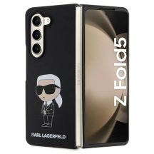 Etui Karl Lagerfeld Silicone Ikonik do Samsung Galaxy Z Fold 5 - czarne