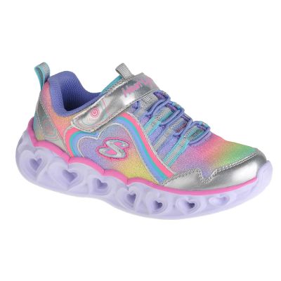 Skechers Heart Lights-Rainbow Lux 302308L-SMLT Szare 27