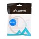 8. Patchcord U/UTP Lanberg PCU6-10CC-0050-W (RJ45 - RJ45 ; 0,50m; UTP; kat. 6; kolor biały)
