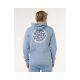 3. Bluza męska RIP CURL Wettie Passage Icon Zip Thru niebieska