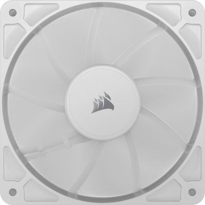 2. CORSAIR RS120 White 120mm Fan Single Pack