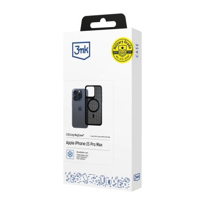 6. Etui 3mk COOLing MagCase na Apple iPhone 15 Pro Max - czarne