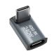 4. Przejściówka kątowa Wozinsky WPKF-01 USB-C - USB-C 40Gb/s 240W 8K OTG - szara