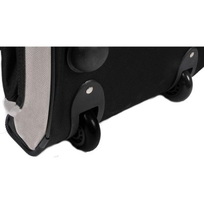 3. TORBA SPORTOWA PODRÓŻNA Z KÓŁKAMI SLAZENGER CZARNA